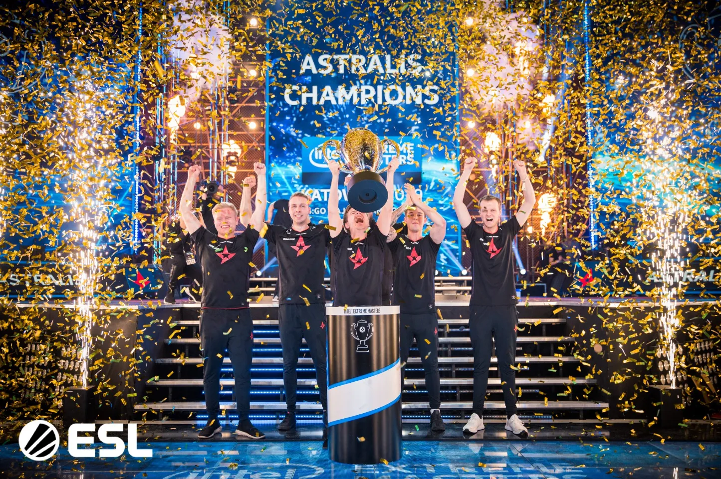 Astralis на IEM Katowice Major 2019 | Фото: Turtle Entertainment, ESL FACEIT Group