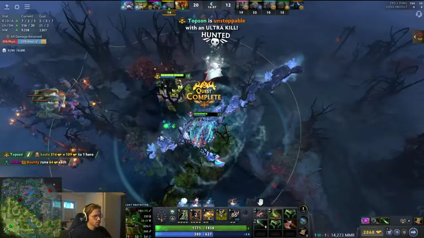 Источник: стрим Topson на Twitch